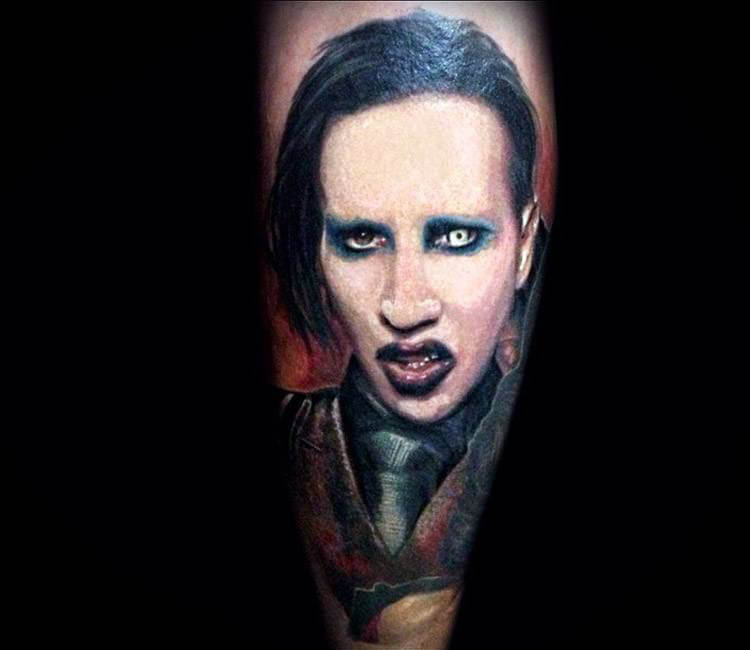 Best 45 Marilyn Manson Tattoos  NSF  Magazine