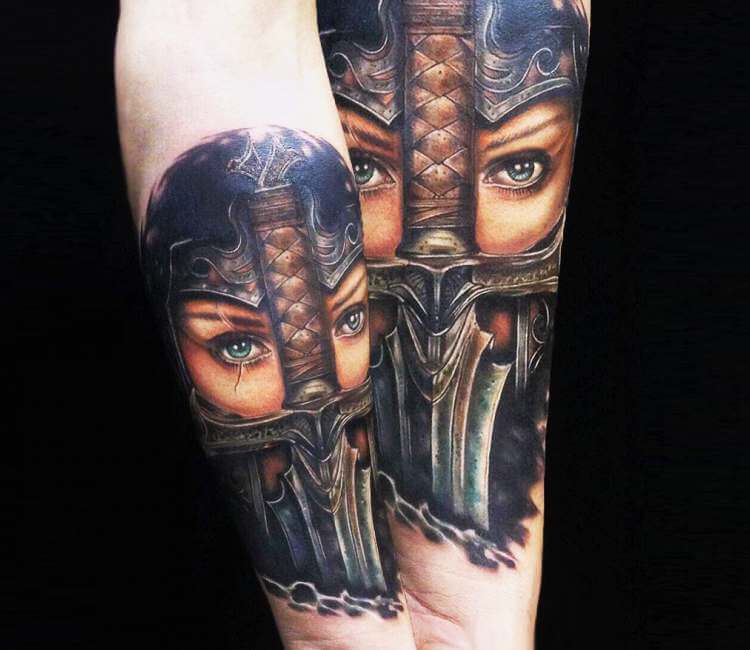 Assassin Face tattoo by Vladislav Shetikov | Photo 25293