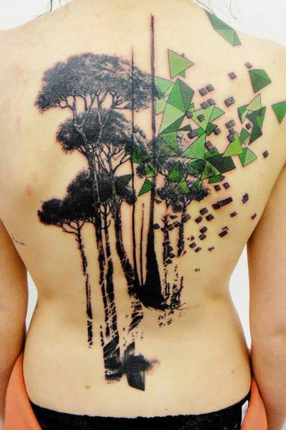 Nature tattoo by Marek Hali | Post 23409