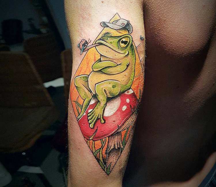 40 Popular Frog Tattoos With Their Meanings 2023 Updated  Saved Tattoo