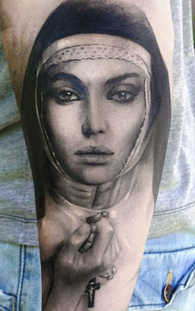 Virgin mary tattoo by Yomico Moreno | Post 10311