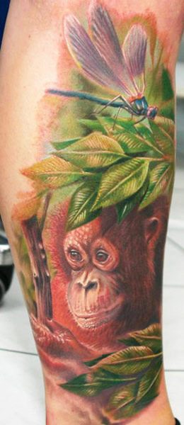 Cute Monkey Tattoo Price Guarantee | leakutopia.com