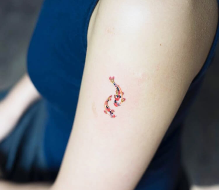 Tiny Fish wrist tattoo | Small fish tattoos, Hook tattoos, Small finger  tattoos