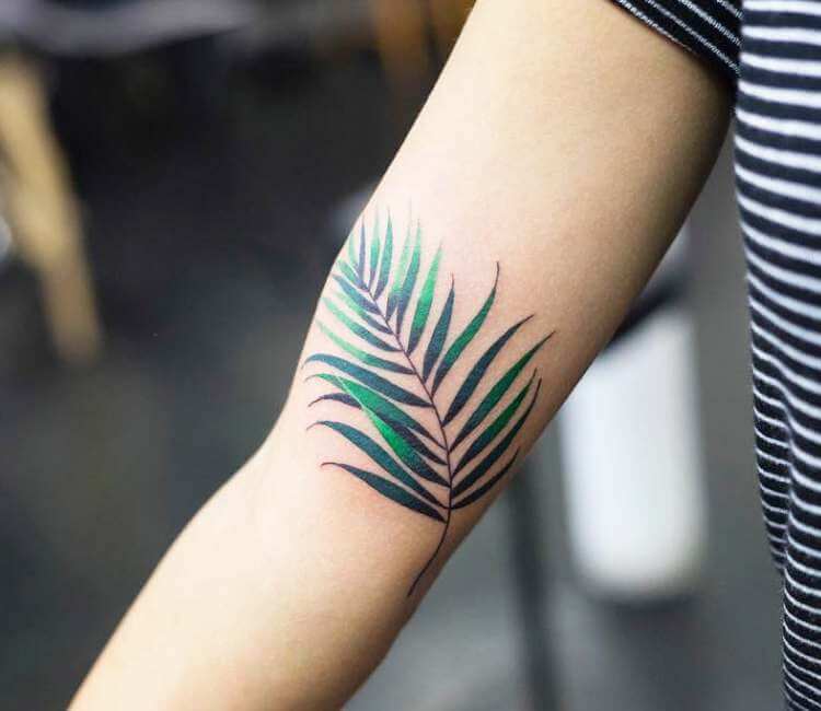 Buy Palm Leaf Temporary Tattoo by Zihee set of 3 Online in India - Etsy