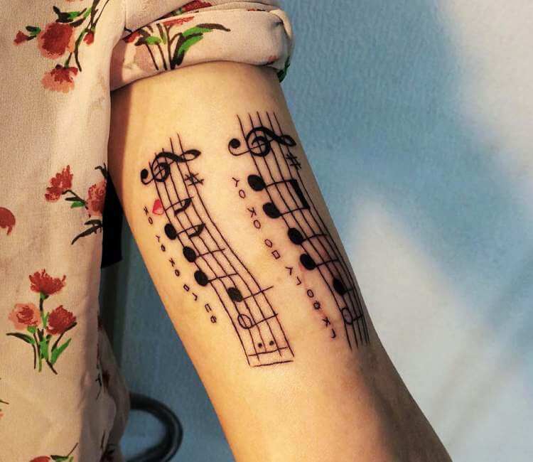 Music Note Tattoo #musicnote... - 4.4ever Tattoo Nanded | Facebook