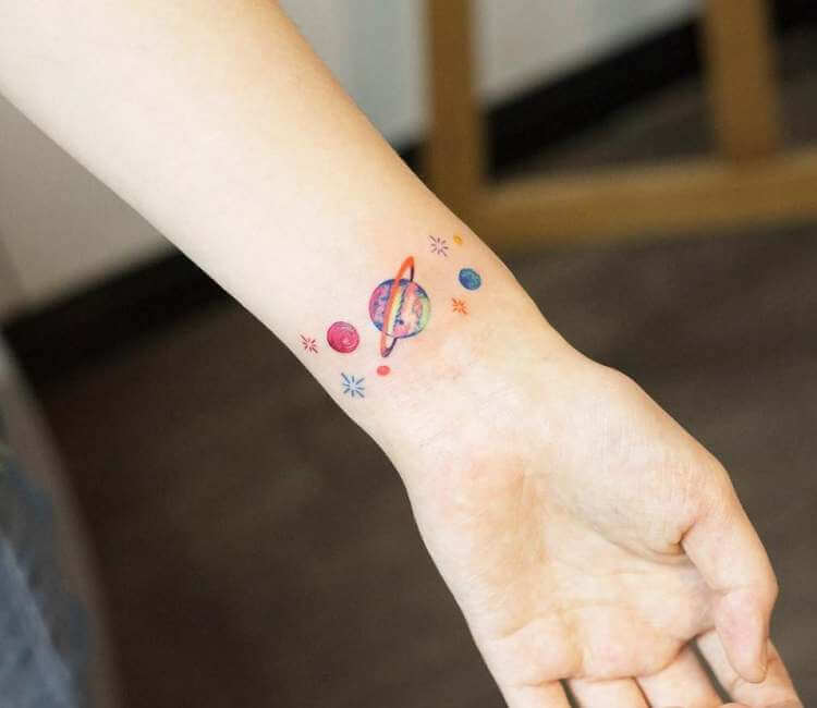Small planets tattoo by Zihee Tattoo | Post 26580