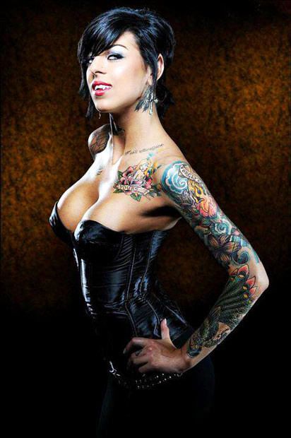 Brina, Murphy, tattoo, model, photos.