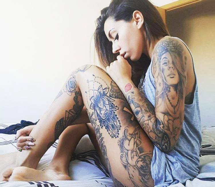 Britains most tattooed woman hits back as people say she took her ink too  far  Mirror Online