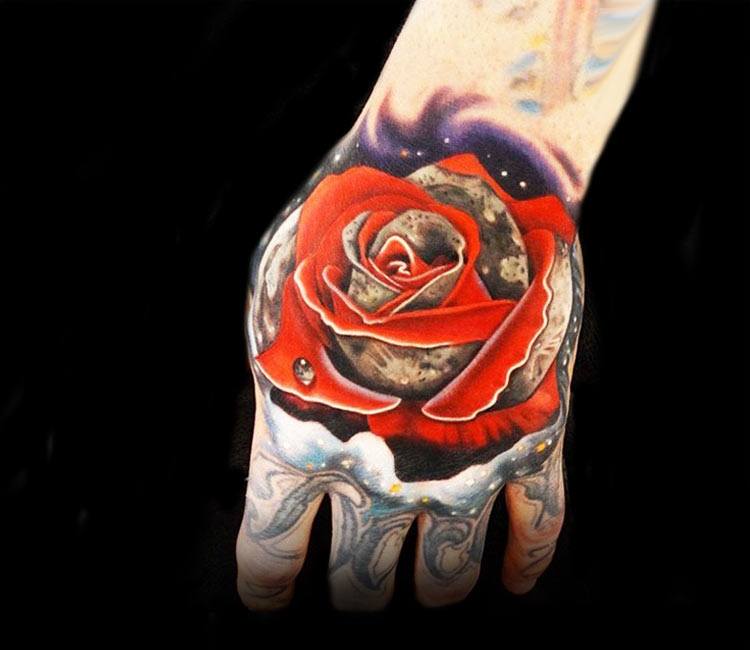 Rose Tattoo By Andres Acosta Post 11966