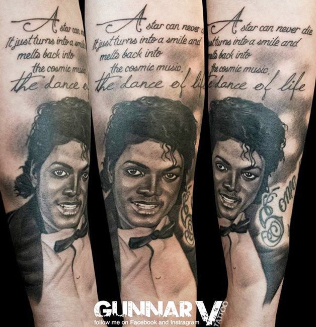 foochan on Twitter Michael Jackson tattoo forestlawn mj 10th  memorial michaeljackson httpstcoWxnEKyUWg4  Twitter