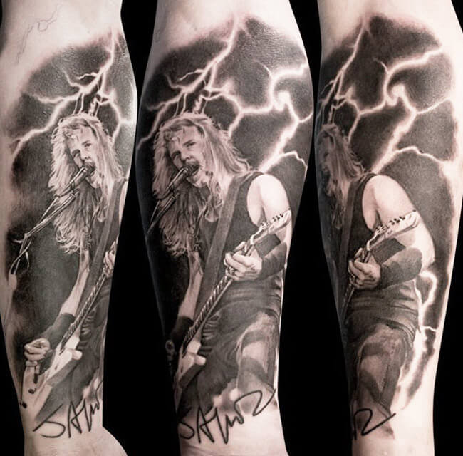 Chany Berlanga Tattoos  James Hetfield de Metallica tattoo tattoos tat  ink inked metallicatattooed tattoist jameshetfield art heavymetal  instaart instagood sleevetattoo thebestspaintattooartists  tbstaphotooftheday tatted 