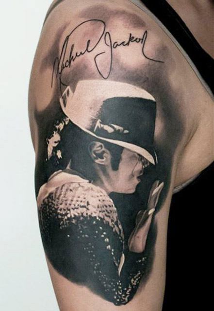 Michael Jackson Tattoo Design Idea - OhMyTat