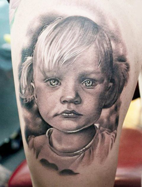 Children tattoo by Gunnar V | Post 12865