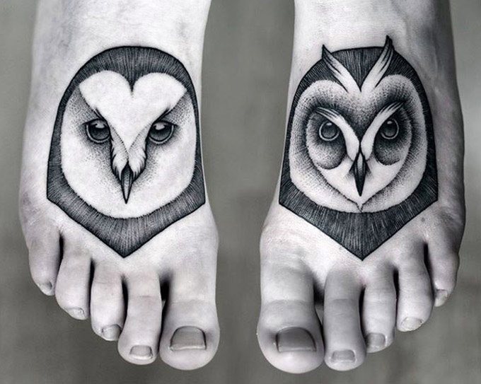 Owl tattoo by Kamil Czapiga | Post 12299