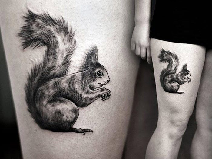 Squirrel - Tattoo Abyss Montreal