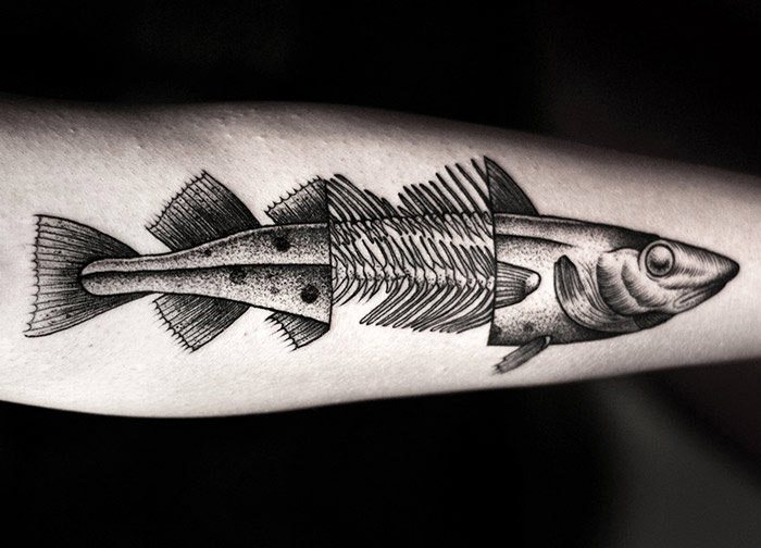 Fish tattoo by Valentina Ryabova | Post 11874