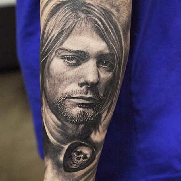 Kurt Cobain Tattoo  InkStyleMag