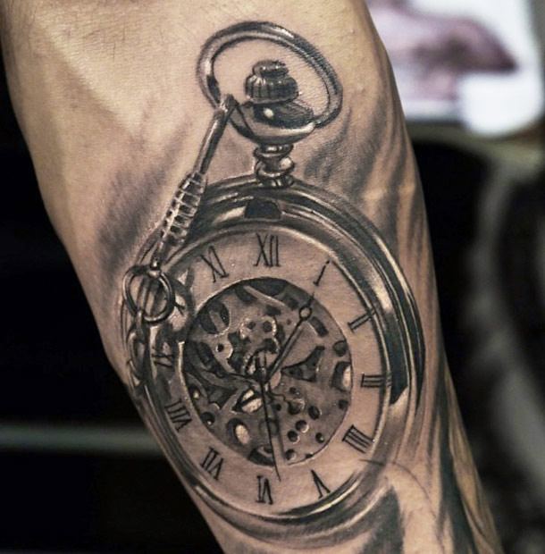 Unisex 6hrs Clock Tattoo