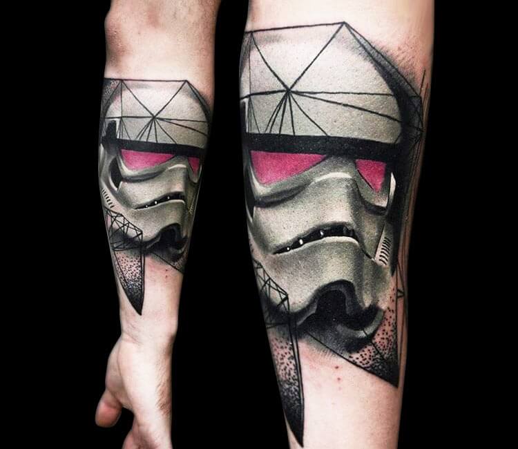Guen Douglas  The Imperial Tattoo Army Star Wars Stormtrooper Helmet  2017  Artsy