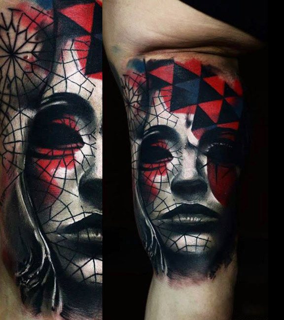 Three different faces fresh by Jim Burgman Nijmegen Netherlands  r tattoos