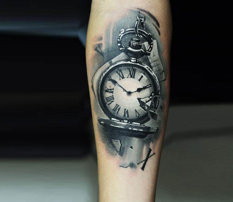 Page 14 | 39,000+ Clock Tattoo Pictures