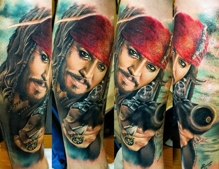 pirate caribbean tattoo starTikTok Search